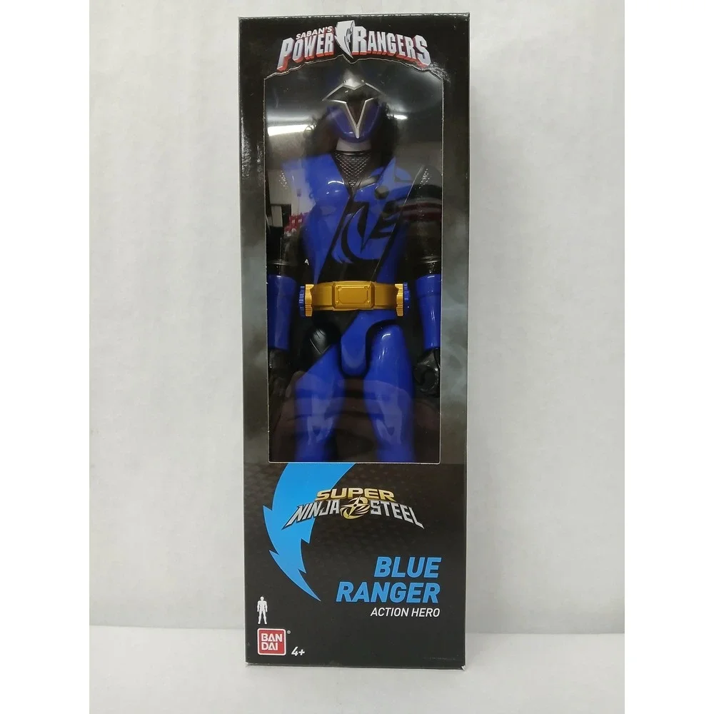 Power Rangers Super Ninja Steel Blue Ranger Action Hero 12 inch Figure‎ NIB